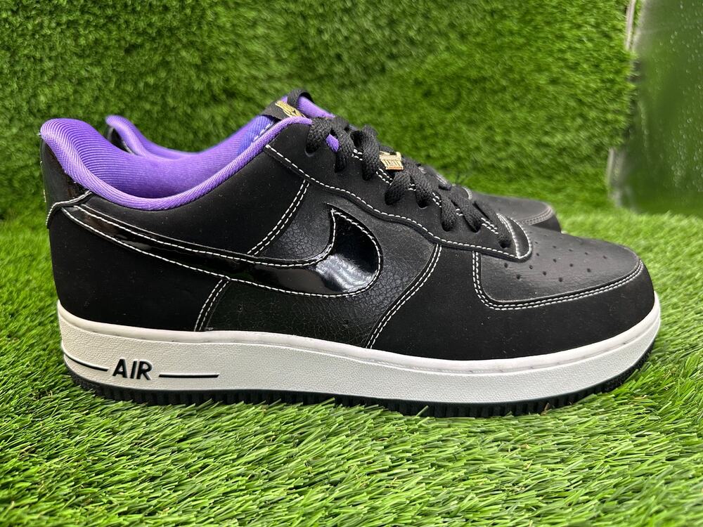 Nike Air Force 1 Low '07 LV8 DR9866-001 Athletic Sneaker Mens 11.5 Black Leather